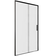 Душевая дверь в нишу Aquanet Pleasure Evo 1000 мм черный анод Easy Clean AE65-N100-BT