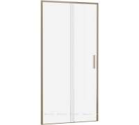 Душевая дверь в нишу Aquanet Pleasure Evo 1000 мм золотой никель Easy Clean AE65-N100-GBT