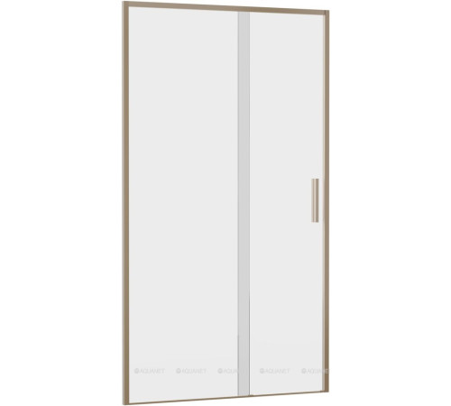 Душевая дверь в нишу Aquanet Pleasure Evo 1100 мм золотой никель Easy Clean AE65-N110-GBT