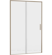 Душевая дверь в нишу Aquanet Pleasure Evo 1300 мм золотой никель Easy Clean AE65-N130-GBT