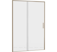 Душевая дверь в нишу Aquanet Pleasure Evo 1400 мм золотой никель Easy Clean AE65-N140-GBT