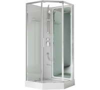 Душевая кабина Aquanet Passion P 3.0 900x900 мм пентагональная зеркало хром Набор 00348370