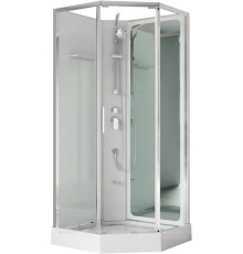 Душевая кабина Aquanet Passion P 3.0 900x900 мм пентагональная зеркало хром Набор 00348370