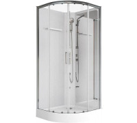 Душевая кабина Aquanet Passion R 3.0 1/4 круга 900x900 мм хром 00348329