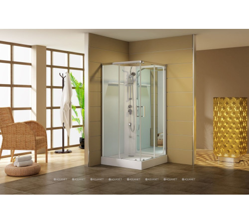 Душевая кабина Aquanet Passion S 3.0 квадратная 900x900 мм хром 00348330