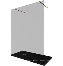 Душевая перегородка Allen Brau Infinity 2 1600 мм тонированное стекло 3.21060.60.T