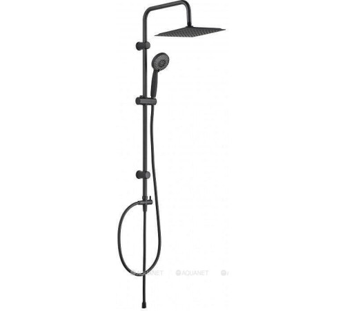 Душевая колонна Aquanet Passion S без смесителя черный матовый AF300-70-S-B
