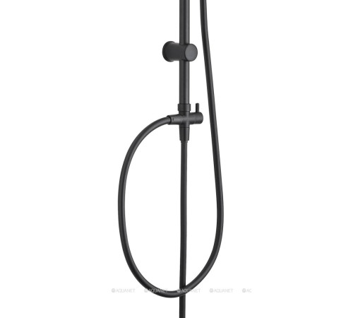 Душевая колонна Aquanet Passion S без смесителя черный матовый AF300-70-S-B
