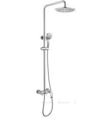 Душевая стойка со смесителем для ванны Bravat Pure F6335369CP-A-RUS