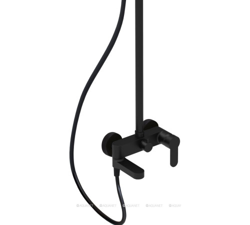 Душевая колонна Paffoni Blu ZCOL632NO телескопическая с изливом черный матовый