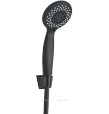 Душевой гарнитур Aquanet СЕТ3 лейка 3 режима шланг 150 см черный матовый AF000-07B