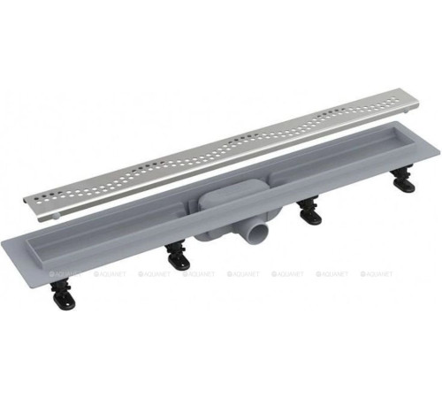 Водоотводящий желоб AlcaPlast Simple с порогами 850 мм APZ8-850M