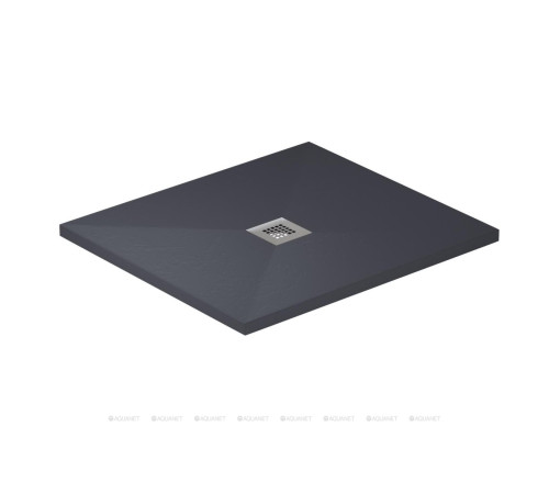 Душевой поддон Allen Brau Priority 1000х900 мм без сифона/накладки антрацит 8.31004-AM