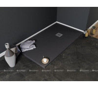Душевой поддон Aquanet Pleasure NEW 1600х800х30 мм черный камень без сифона 00258894