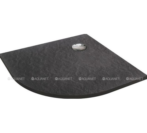 Душевой поддон Jacob Delafon Tolbiac 90x90 см четверть круга искусственный камень черный матовый E6D329RU-NGM