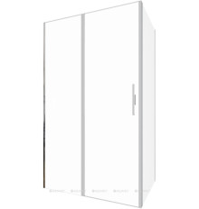 Душевое ограждение Allen Brau Priority 1200x1000 мм 8 мм серебро браш 3.31032.BA/3.31047.BA