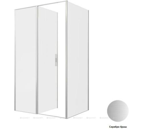 Душевое ограждение Allen Brau Priority 1200x900 мм браш серебро 3.31008.BA/3.31017.BA