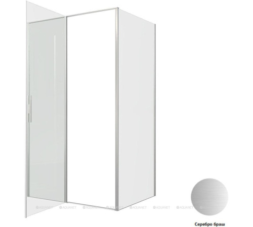 Душевое ограждение Allen Brau Priority 1200x900 мм браш серебро 3.31008.BA/3.31017.BA