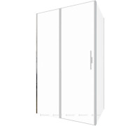 Душевое ограждение Allen Brau Priority 1200x900 мм 8 мм серебро браш 3.31032.BA/3.31044.BA