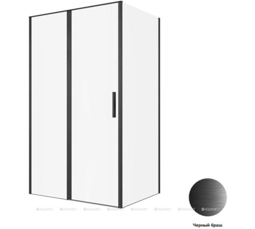 Душевое ограждение Allen Brau Priority 1200x900 мм 8 мм черный браш 3.31033.BBA/3.31045.BBA