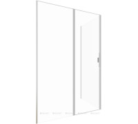 Душевое ограждение Allen Brau Priority 1400x800 мм браш серебро 3.31011.BA/3.31014.BA