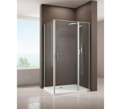 Душевое ограждение Allen Brau Priority 1400х800 мм 8 мм хром 3.31034.00/3.31040.00