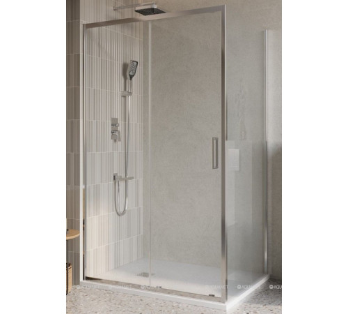 Душевой уголок BelBagno LUCE-AH-1-130/100-C-Cr 130x100 см хром прозрачное стекло LUCE-AH-1-130/100-C-Cr