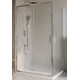 Душевой уголок BelBagno LUCE-AH-1-130/100-C-Cr 130x100 см хром прозрачное стекло LUCE-AH-1-130/100-C-Cr