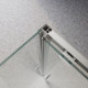Душевой уголок BelBagno LUCE-AH-1-130/100-C-Cr 130x100 см хром прозрачное стекло LUCE-AH-1-130/100-C-Cr
