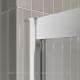 Душевой уголок BelBagno LUCE-AH-1-130/100-C-Cr 130x100 см хром прозрачное стекло LUCE-AH-1-130/100-C-Cr