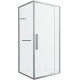 Душевой уголок Bravat Line квадратный 900х900х2000 мм 6 мм BS090.2116A