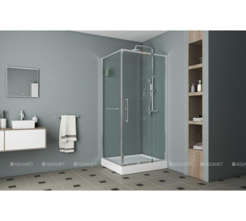 Душевой уголок Bravat Line квадратный 900х900х2000 мм 6 мм BS090.2116A