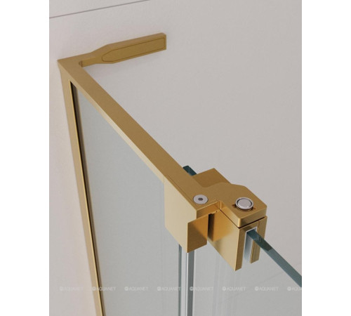 Душевой уголок Cezares Slider 90-100x100-110 см прозрачное стекло брашированное золото SLIDER-AH-2-90/100-100/110-C-BORO