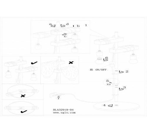 Торшер EGLO Townshend 32919