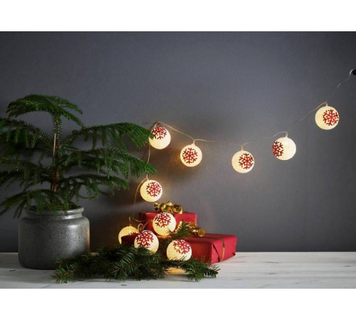Гирлянда Нить Eglo Ornament 10LED на батарейках 411113