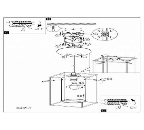 Подвесной светильник Eglo ПРОМО Loncino 49495