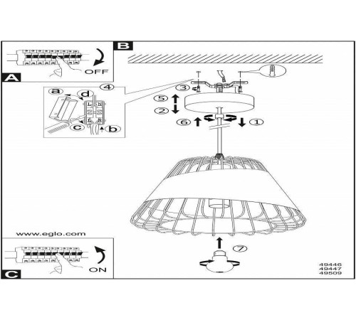 Подвесной светильник Eglo ПРОМО Austell 49509