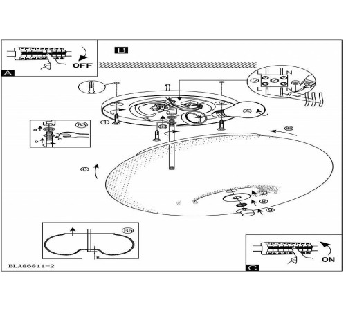 Накладной светильник Eglo ПРОМО Optica 86811