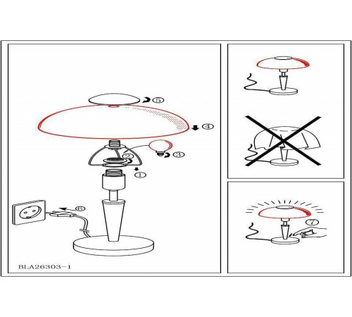 Настольная лампа декоративная Eglo ПРОМО Solo 1 87256