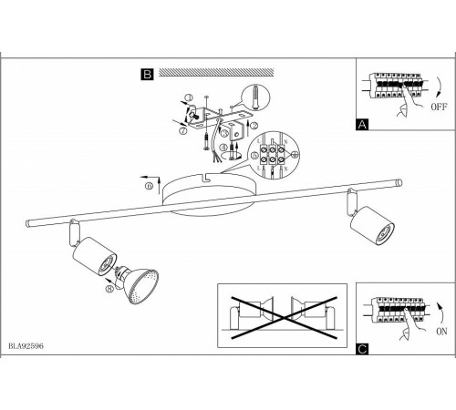 Спот Eglo ПРОМО Buzz-LED 92596