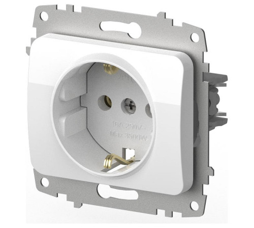 Розетка с заземлением, без рамки Elbi Eleсtriс Jazz 607-010200-217