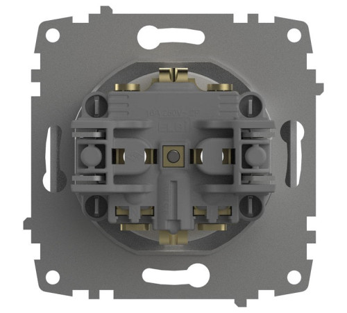 Розетка с заземлением, без рамки Elbi Eleсtriс Jazz 607-010200-217
