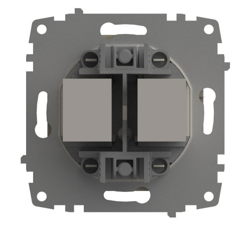 Розетка двойная Ethernet RJ-45 без рамки Elbi Eleсtriс Zena Vega 609-010300-248