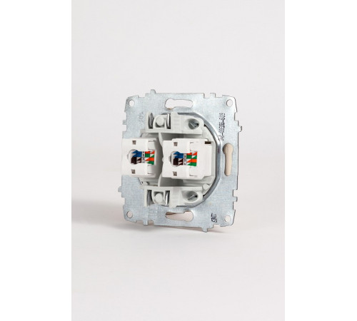 Розетка двойная Ethernet RJ-45 без рамки Elbi Eleсtriс Zena Vega 609-010300-248