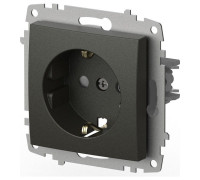Розетка с заземлением и со шторкой, без рамки Elbi Eleсtriс Zena Vega 609-011100-243
