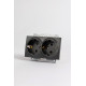 Розетка двойная с заземлением, без рамки Elbi Eleсtriс Zena Vega 609-011100-907