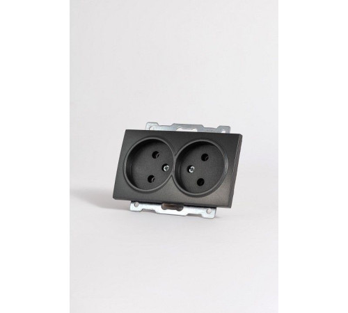 Розетка двойная без заземления, без рамки Elbi Eleсtriс Zena Vega 609-011100-908