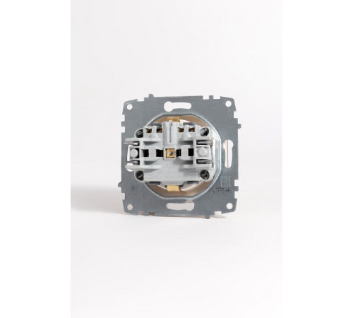 Розетка с заземлением и со шторкой, без рамки с крышкой Elbi Eleсtriс Zena Vega 609-012500-219