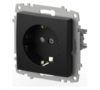 Розетка с заземлением и со шторкой, без рамки Elbi Eleсtriс Zena Vega 609-014800-243