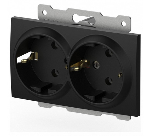 Розетка двойная с заземлением, без рамки Elbi Eleсtriс Zena Vega 609-014800-907